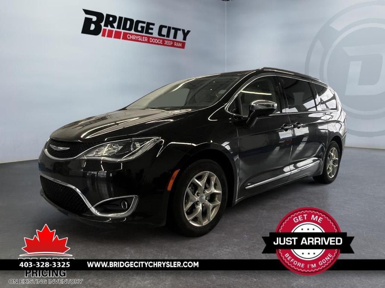 Used 2018 Chrysler Pacifica Limited Nappa Leather - Rear Theatre Pkg - Trailer Tow Pkg - Stow N Go Seats - Alpine Sound - LED Lights for sale in Lethbridge, AB