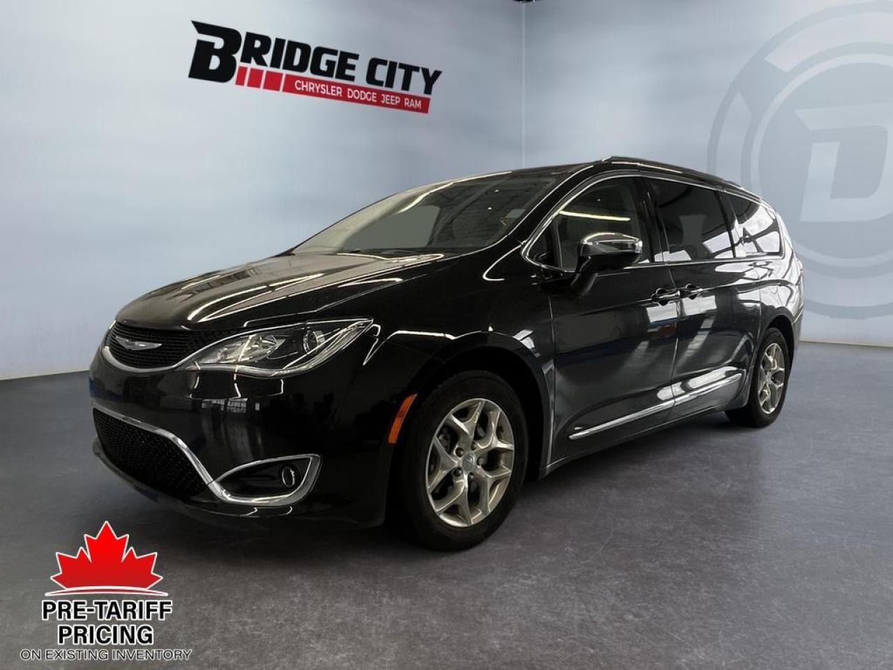 Used 2018 Chrysler Pacifica Limited Nappa Leather - Rear Theatre Pkg - Trailer Tow Pkg - Stow N Go Seats - Alpine Sound - LED Lights for sale in Lethbridge, AB