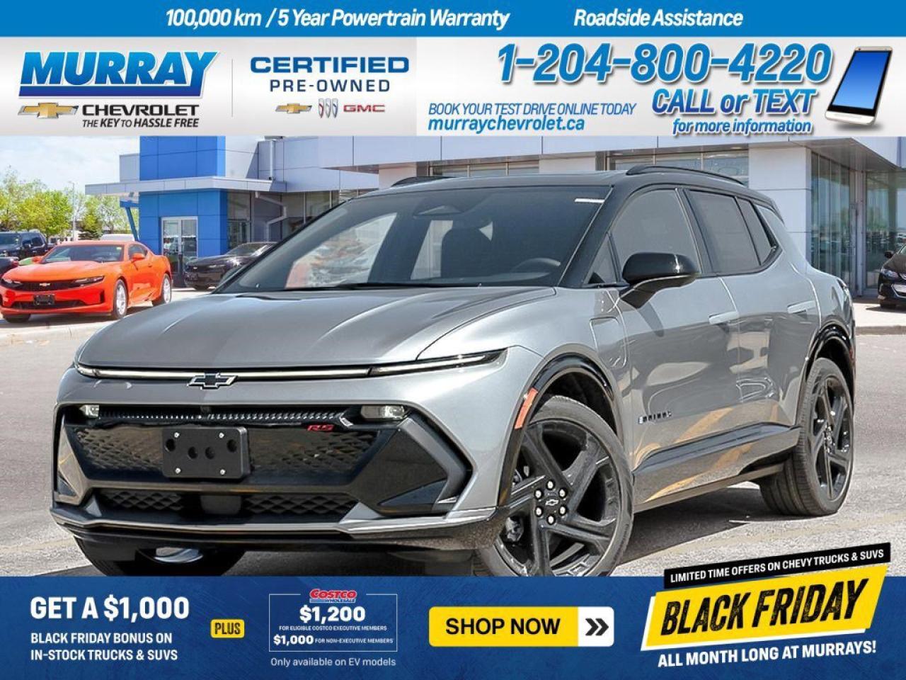 New 2025 Chevrolet Equinox EV RS for sale in Winnipeg, MB