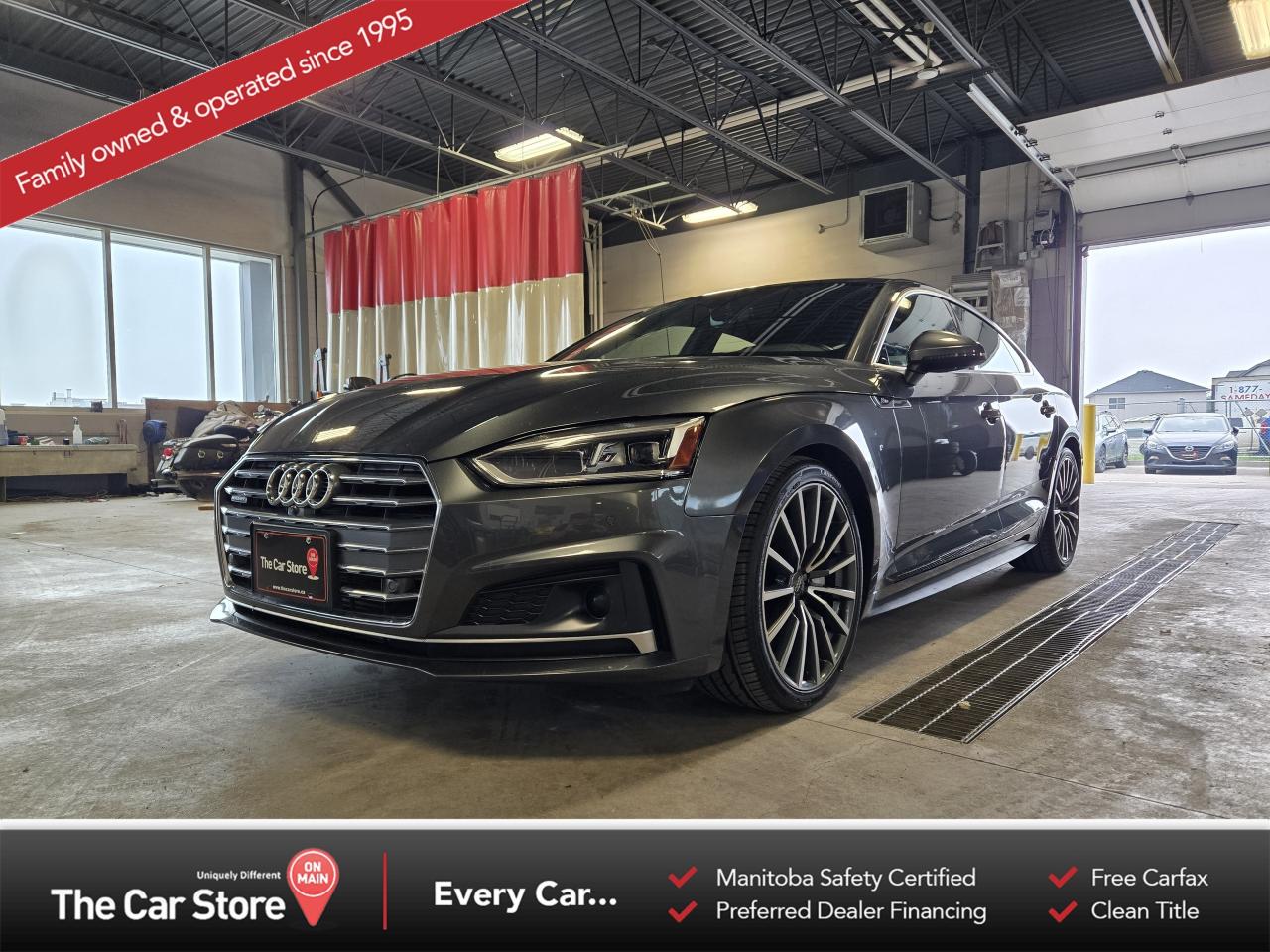 Used 2018 Audi A5 S-Line Sportback| 1 Owner | Clean Title for sale in Winnipeg, MB