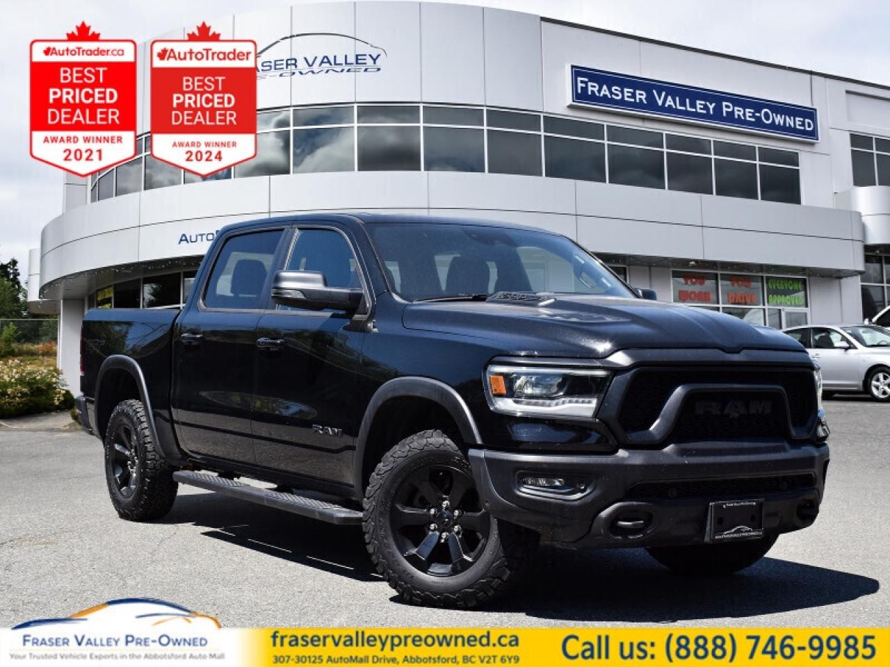 Used 2023 RAM 1500 Rebel  GT Package - Etorque - Loaded - $217.84 /Wk for sale in Abbotsford, BC