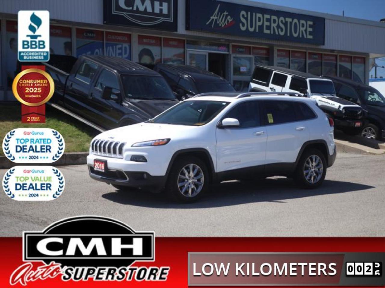 2016 Jeep Cherokee Limited  **3.2 V6 - DUAL SUNROOF**