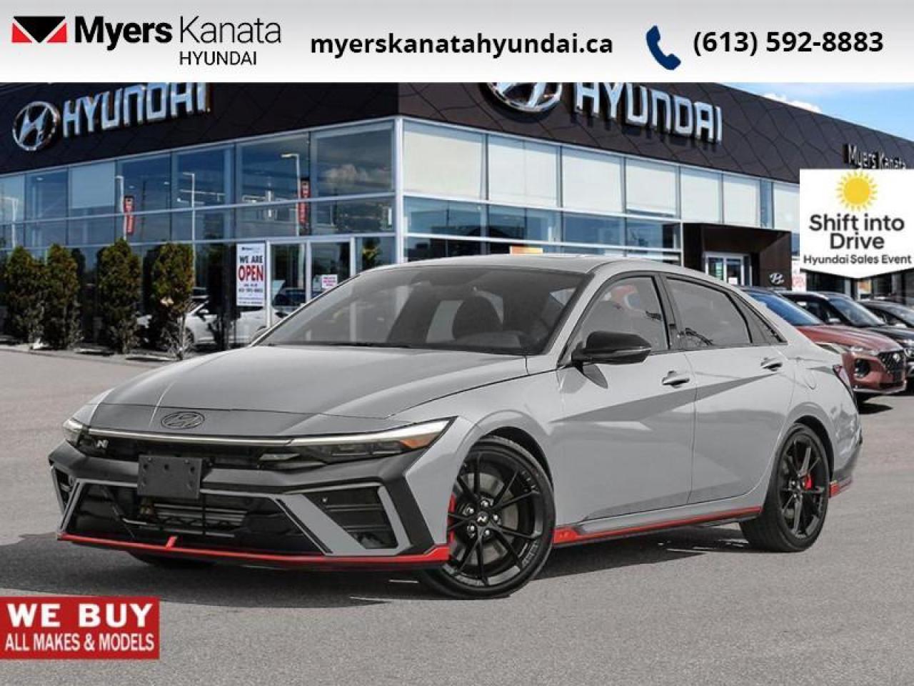 New 2025 Hyundai Elantra N DCT  - Sunroof -  Premium Audio - $151.34 /Wk for sale in Kanata, ON