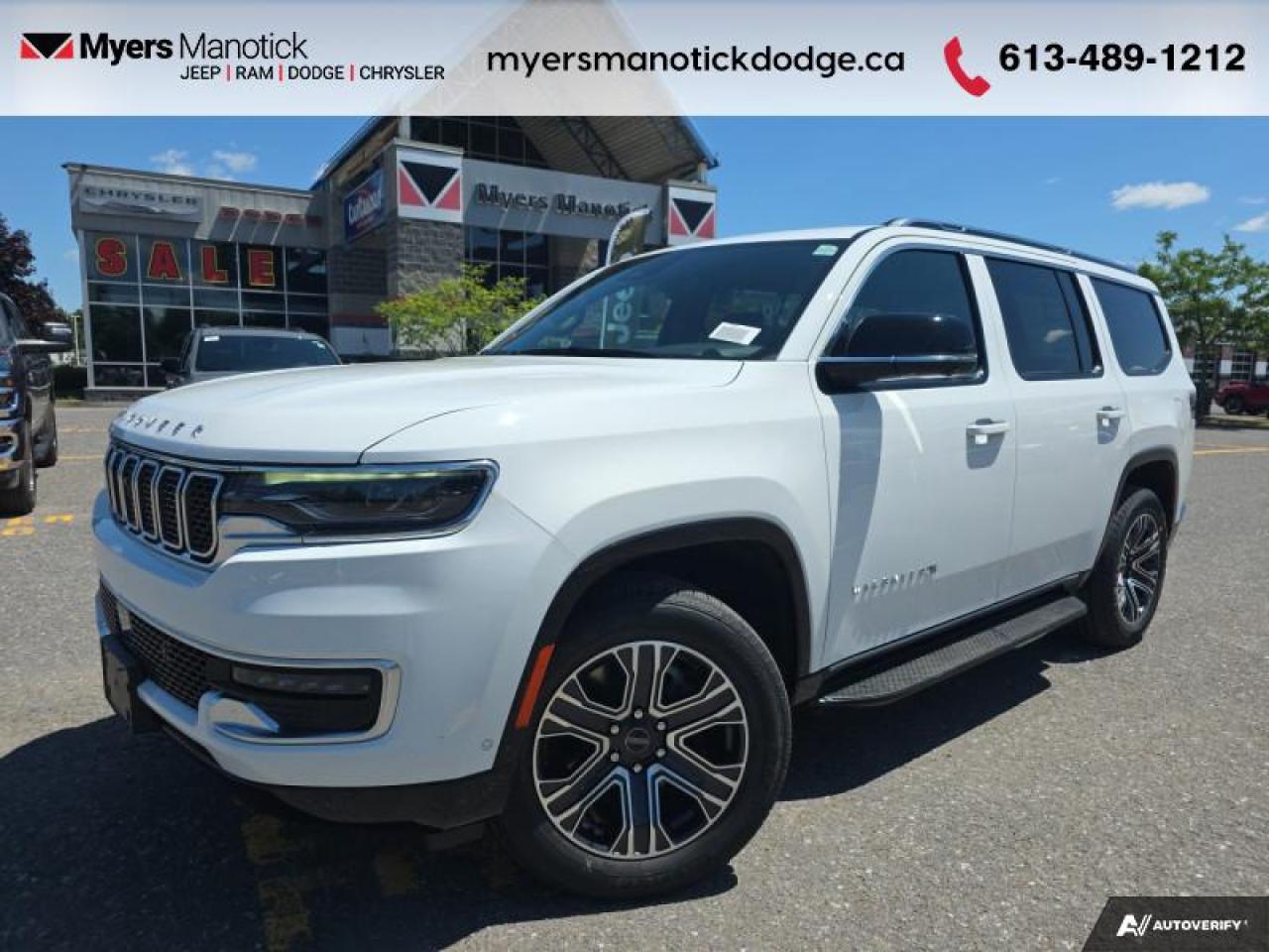 New 2025 Jeep Wagoneer 4x4  - Sunroof -  Leather Seats for sale in Ottawa, ON