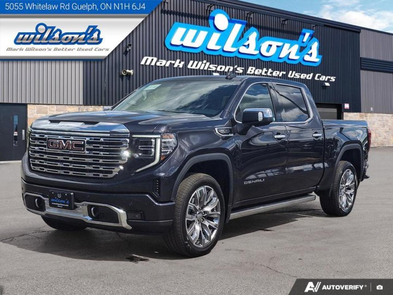 Used 2023 GMC Sierra 1500 Denali | Reserve Package | HUD | Adaptive Cruise | Power Steps | Leather | Sunroof | for sale in Guelph, ON