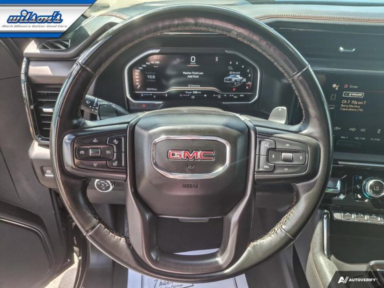 2024 GMC Sierra 1500 AT4 | Duramax Diesel | Leather | Sunroof | Heated Wheel + Seats | Adaptive Cruise | CarPlay + more! Photo