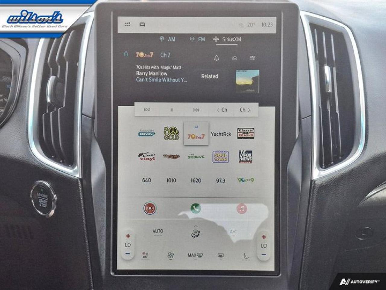 2023 Ford Edge Titanium AWD | Leather | Pano Roof | B&O Sound | Heated Seats + Steering | Remote Start | and More ! Photo