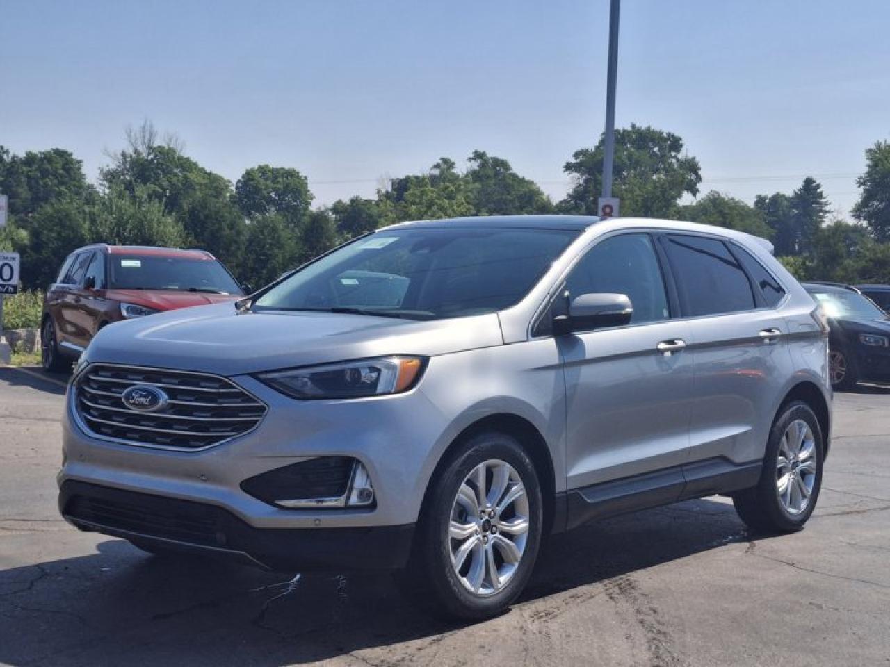Used 2024 Ford Edge Titanium AWD | Tow Pkg | Leather | Pano Roof | Nav | Heated Wheel + Seats | Rear Cam & More ! for sale in Guelph, ON