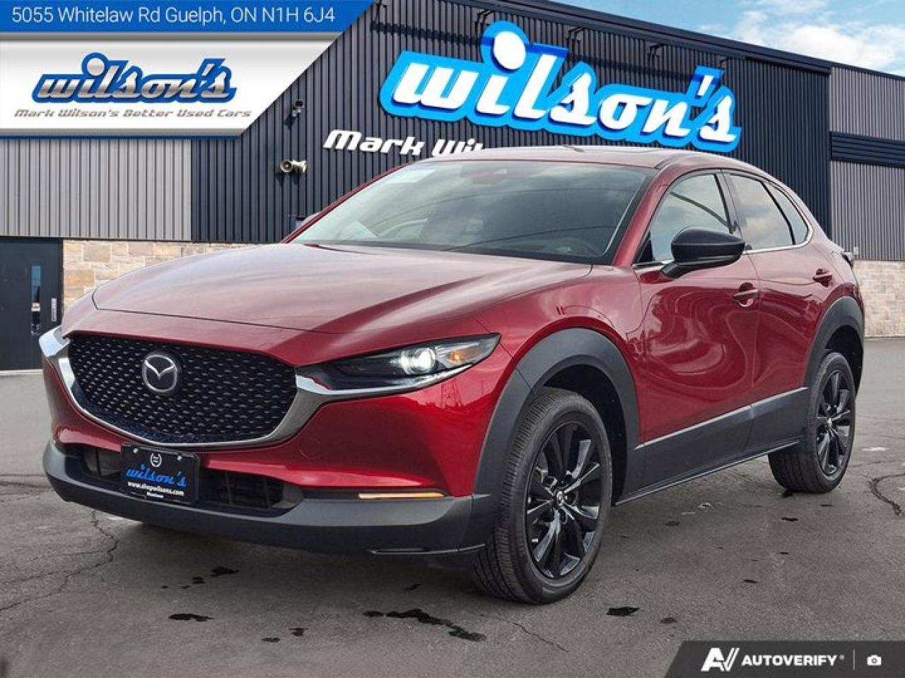 Used 2021 Mazda CX-30 GT w/Turbo AWD | Leather | Sunroof | Nav | Adaptive Cruise | Heated Wheel + Seats | and More ! for sale in Guelph, ON