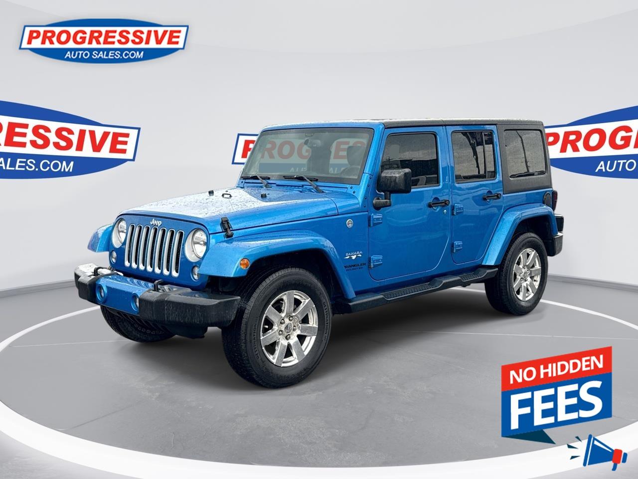 Used 2016 Jeep Wrangler Unlimited Sahara for sale in Sarnia, ON