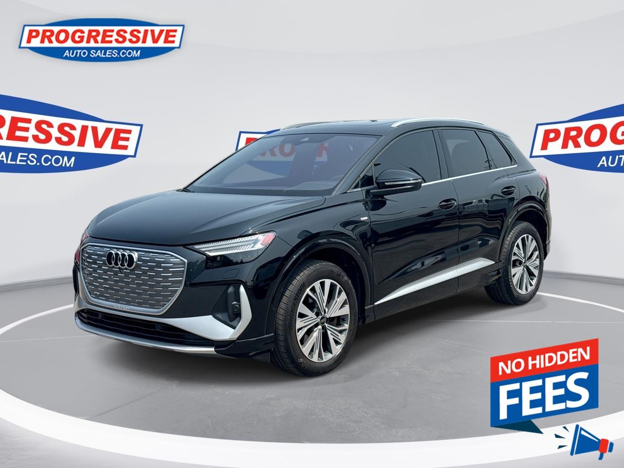 Used 2023 Audi Q4 e-tron 50 -  Sunroof -  Leather Seats for sale in Sarnia, ON