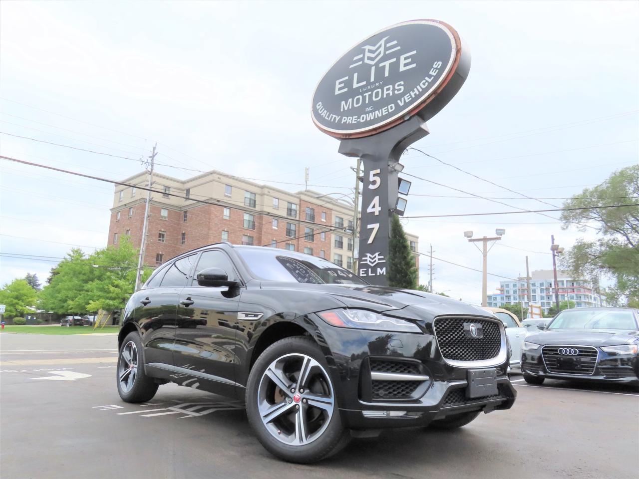 Used 2019 Jaguar F-PACE 25t R-Sport AWD - NAVI - LEATHER - SUNROOF !! for sale in Burlington, ON