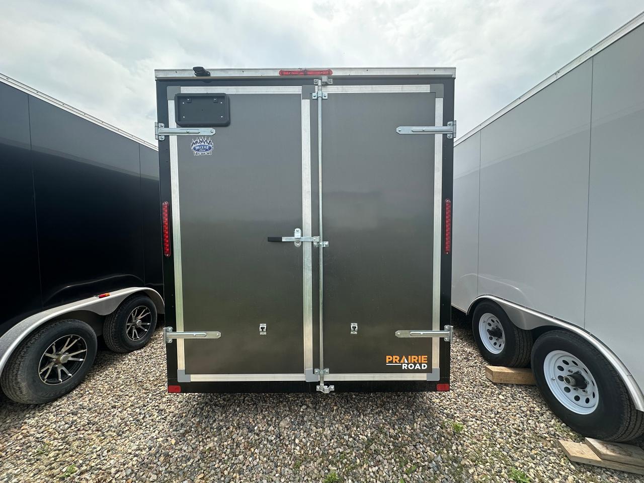 2026 Prairie Road Trailer 7 X 16 Prairie Road Barn Door Photo