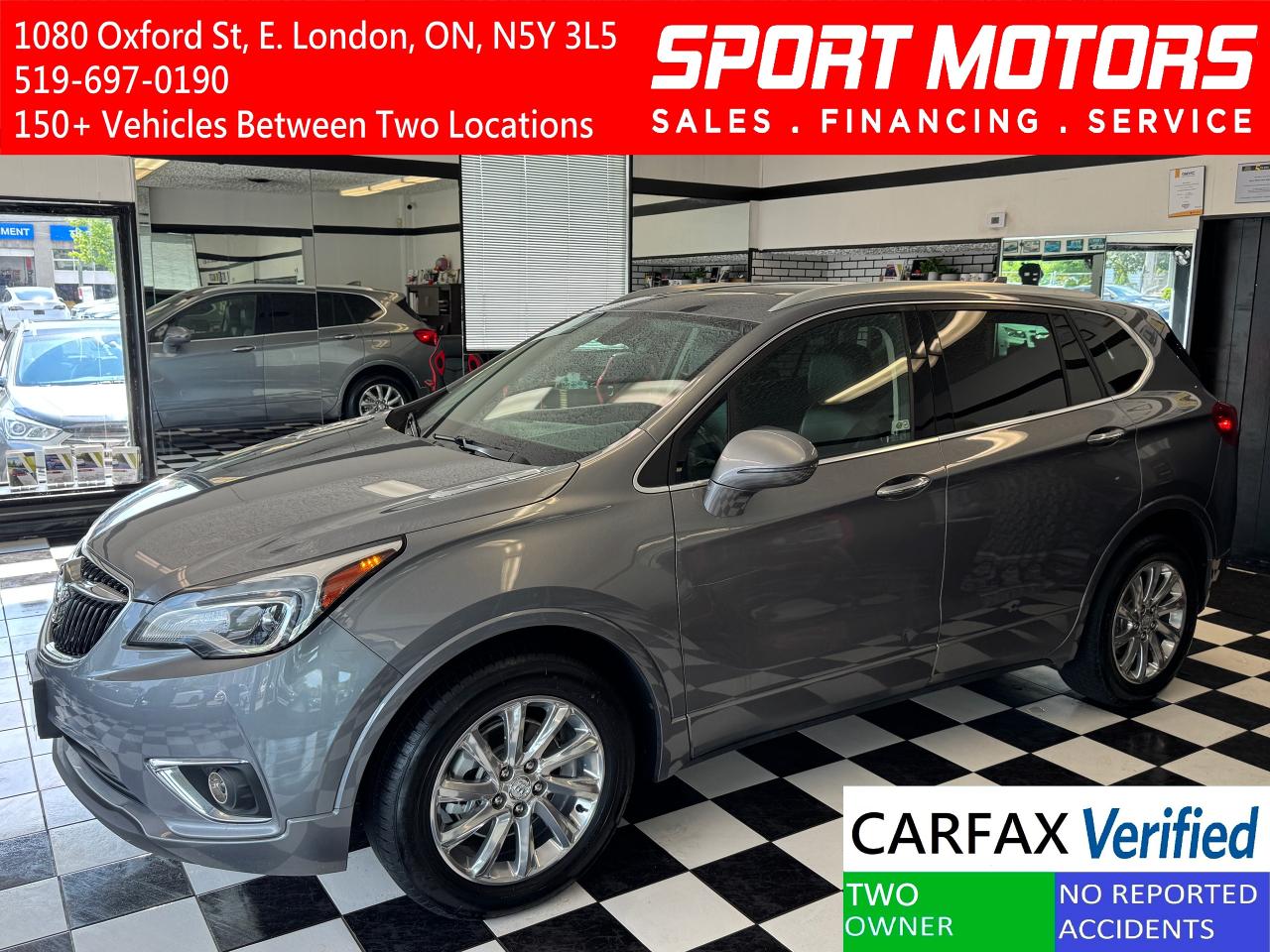 2019 Buick Envision AWD Essence+Roof+Leather+ApplePlay+CLEAN CARFAX Photo64