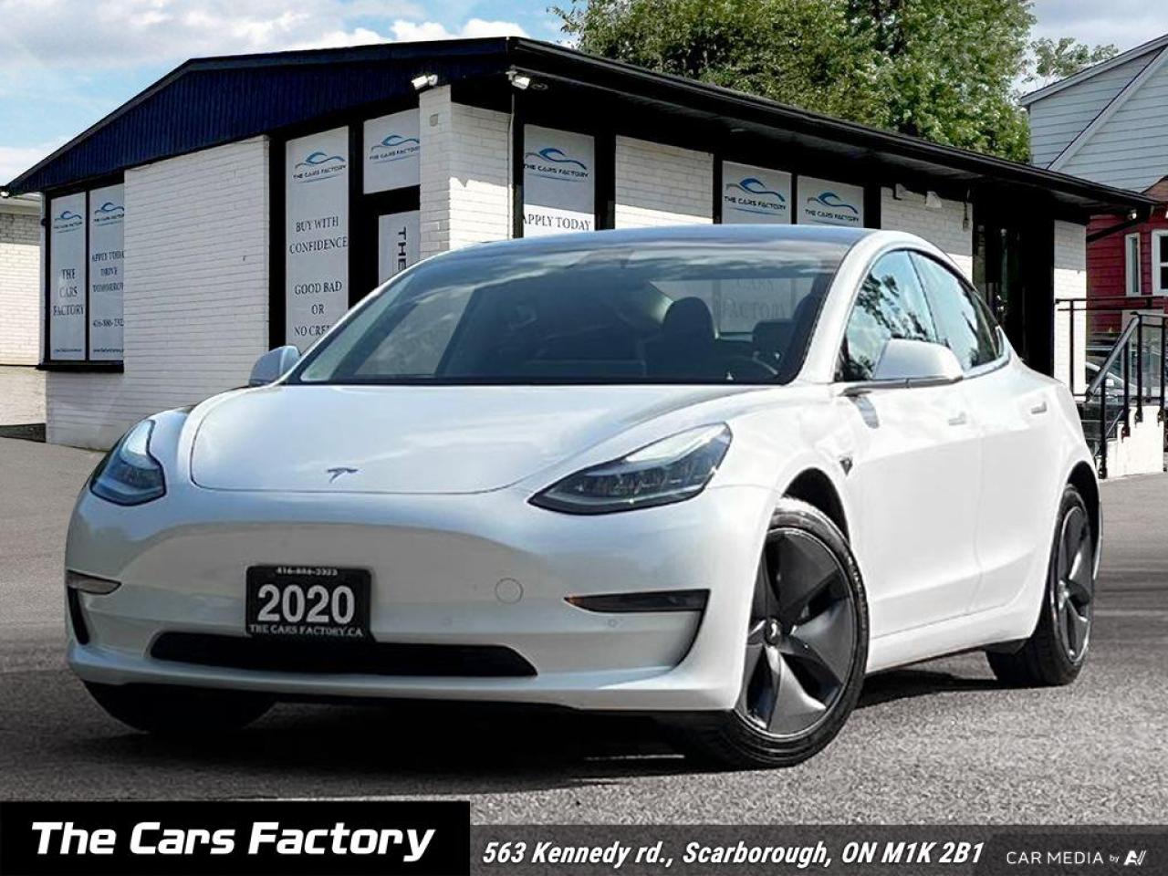 Used 2020 Tesla Model 3 STANDARD RANGE PLUS 1-Owner No Accident! for sale in Scarborough, ON