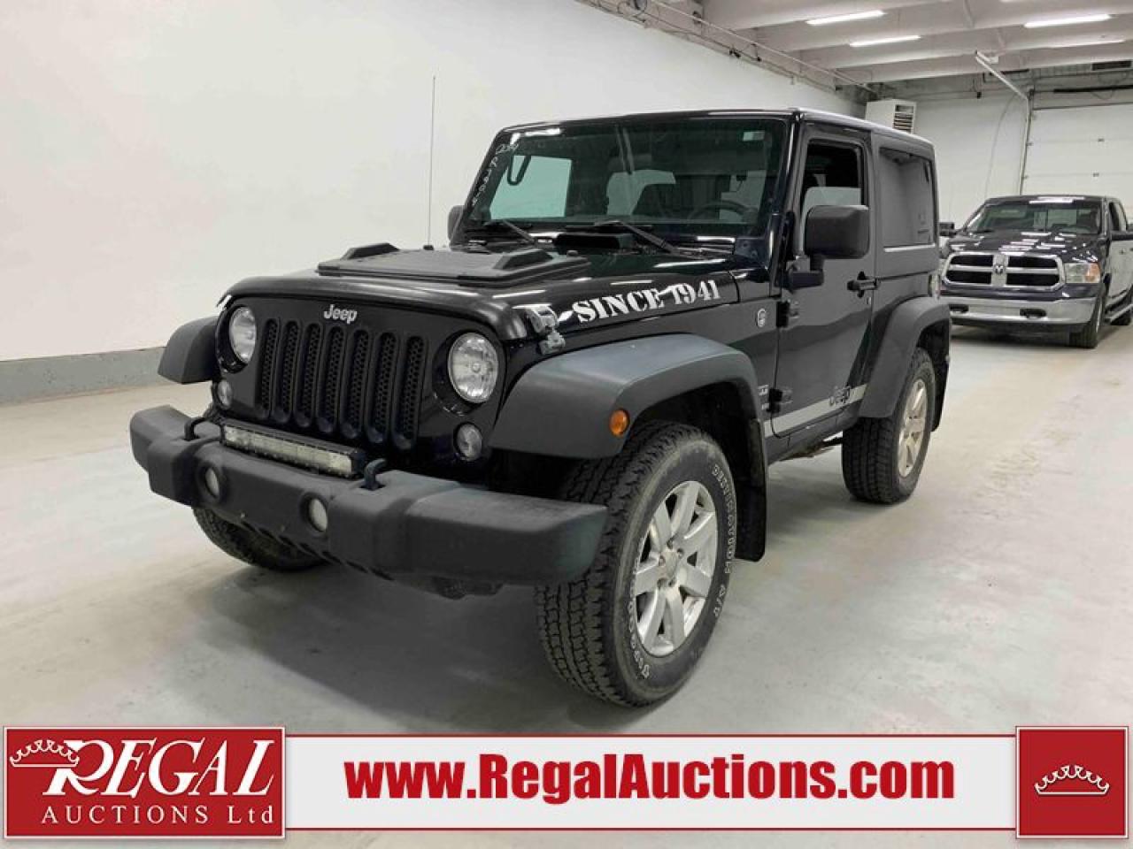 Used 2014 Jeep Wrangler SPORT for sale in Calgary, AB