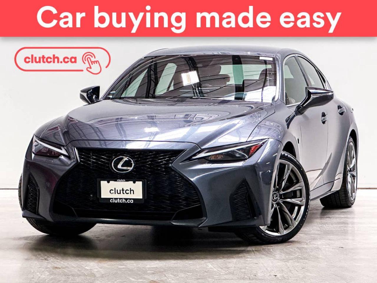 Used 2021 Lexus IS 300 AWD F-Sport w/ Apple CarPlay, Heated Front Seats, Rearview Cam for sale in Toronto, ON