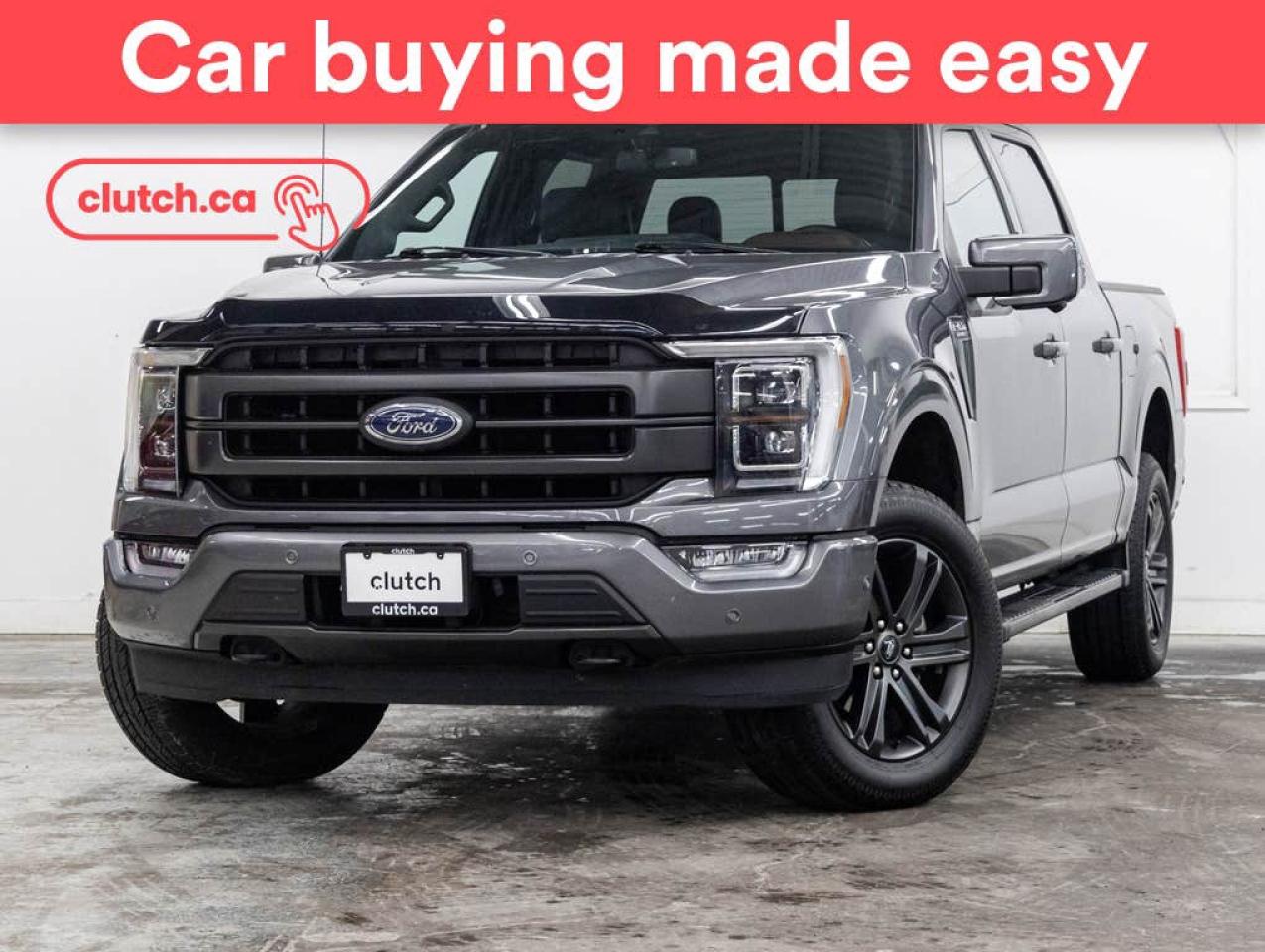 Used 2021 Ford F-150 Lariat SuperCrew 5 1/2 ft 4x4 w/ Apple CarPlay & Android Auto, Nav, 360 Cam for sale in Toronto, ON