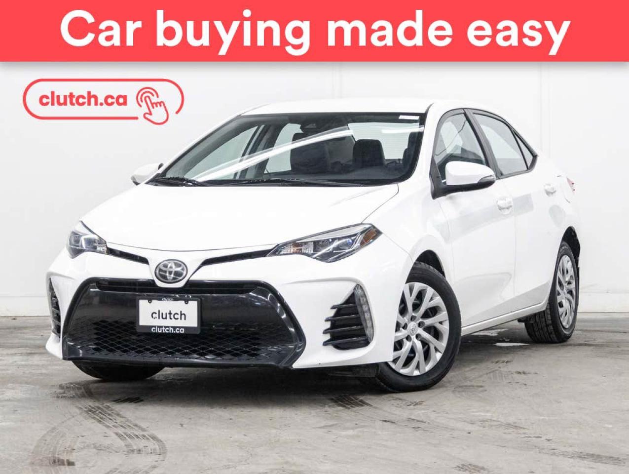 Used 2017 Toyota Corolla SE w/ Bluetooth, Rearview Cam, 12V Outlet for sale in Toronto, ON