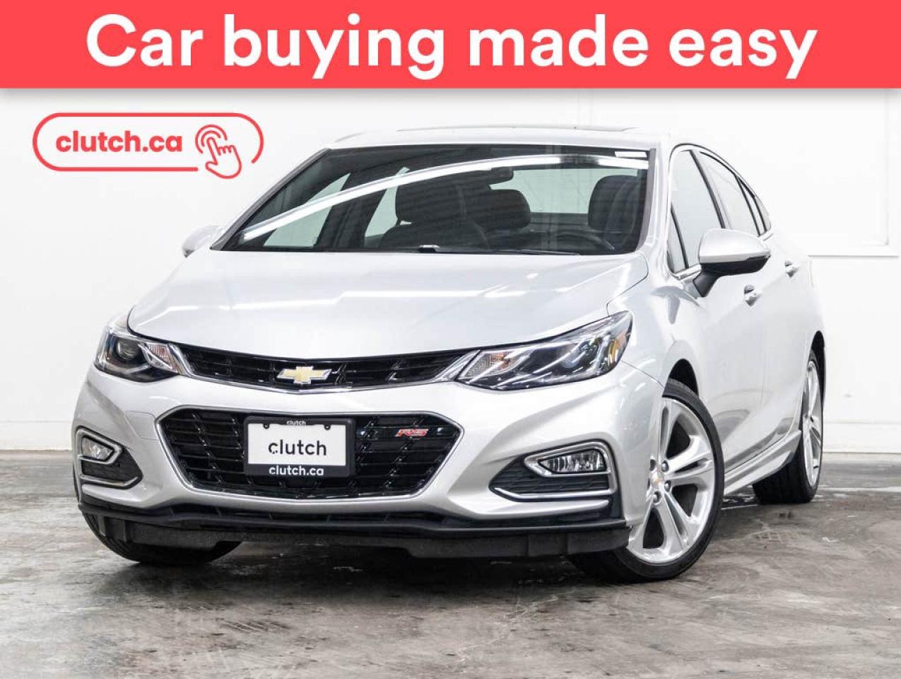 Used 2018 Chevrolet Cruze Premier w/Premier Technology and Convenience Pkg w/Apple CarPlay & Android Auto, Heated Front Seats, Backup Cam for sale in Toronto, ON