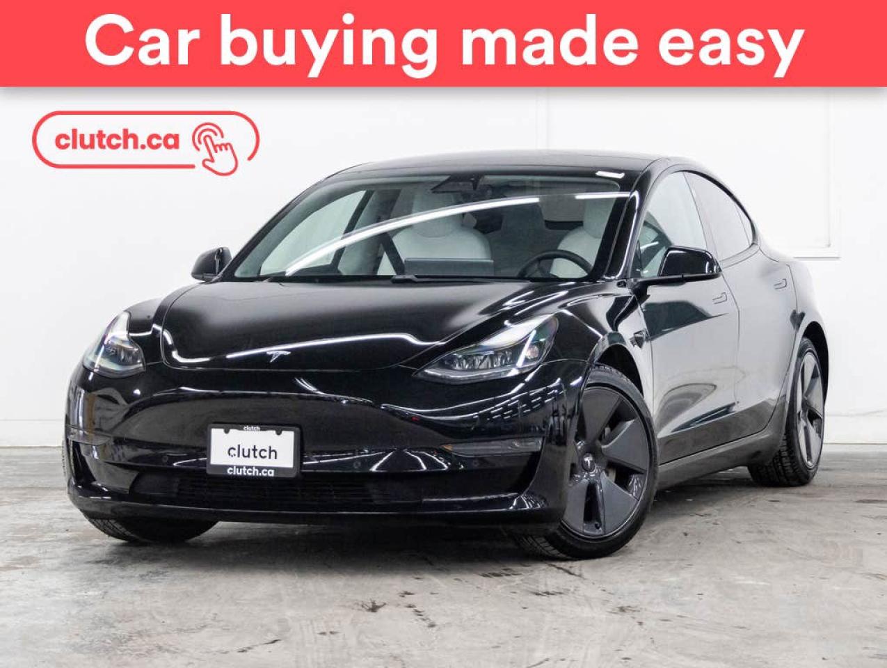 Used 2021 Tesla Model 3 Standard Range Plus w/ Power Driver Seat, Rearview Cam, 12V Outlet for sale in Toronto, ON