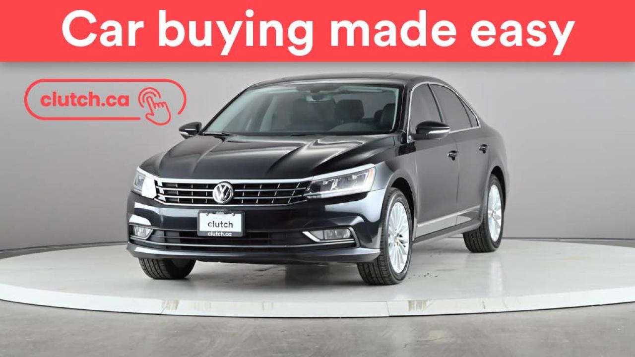 Used 2017 Volkswagen Passat Comfortline w/ Apple CarPlay, Heated Front Seats, Rearview Cam for sale in Toronto, ON