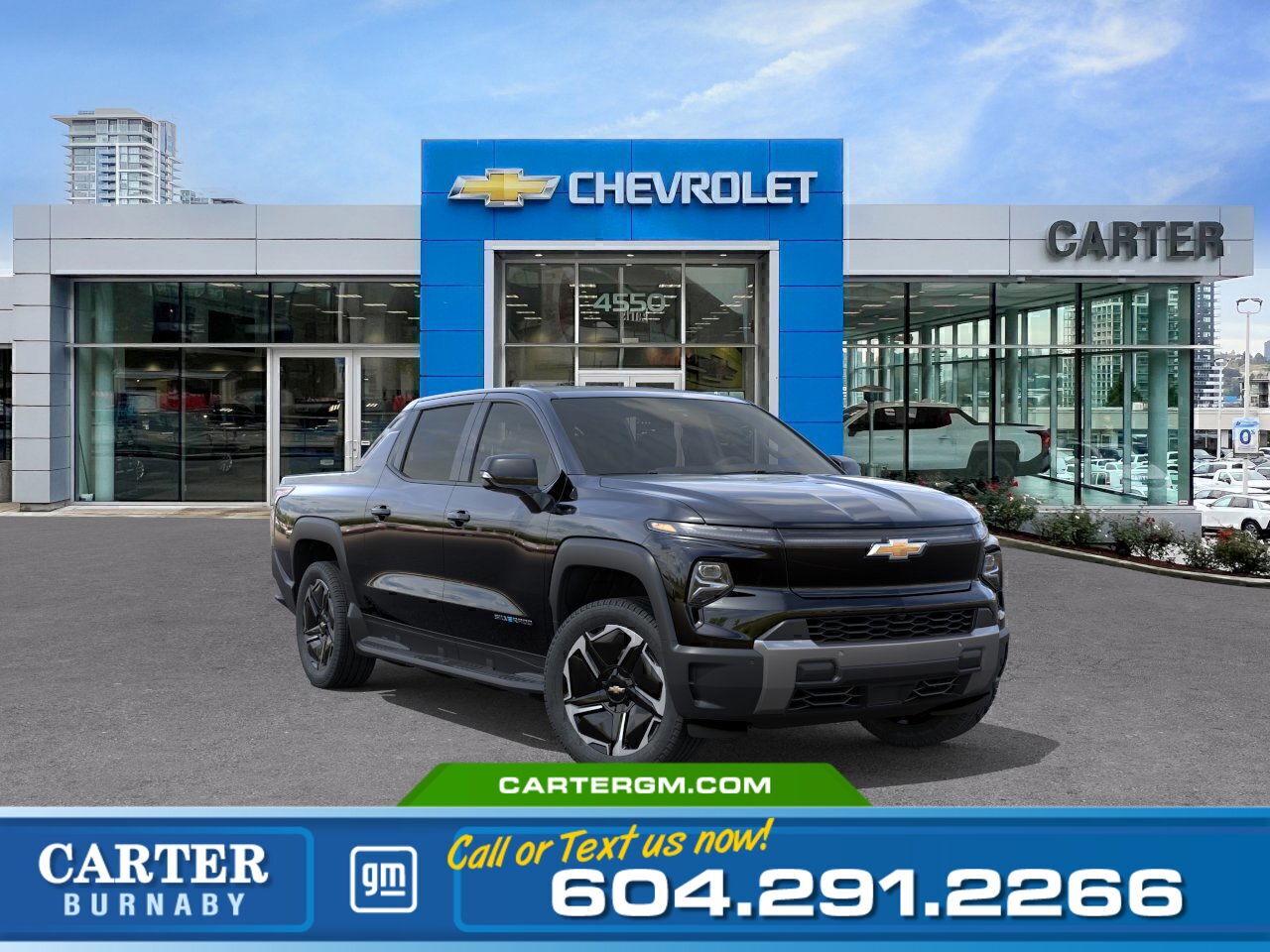 New 2026 Chevrolet Silverado EV LT4WD | UP TO 657 KM. RANGE/GLASS ROOF/EZ LIFTGATE for sale in Burnaby, BC