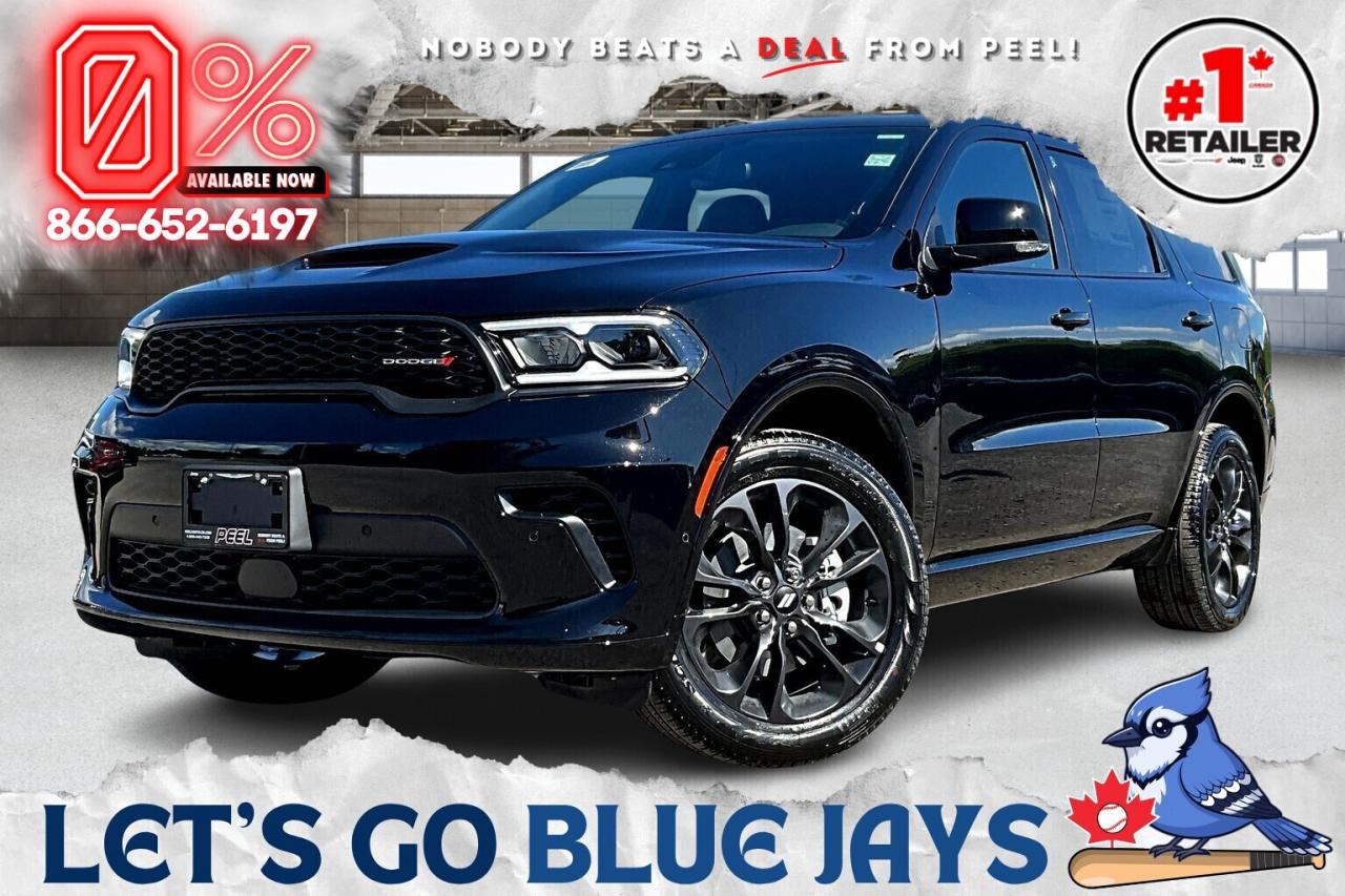 New 2026 Dodge Durango GT PLUS | Leather | Sunroof | Blacktop Pkg for sale in Mississauga, ON