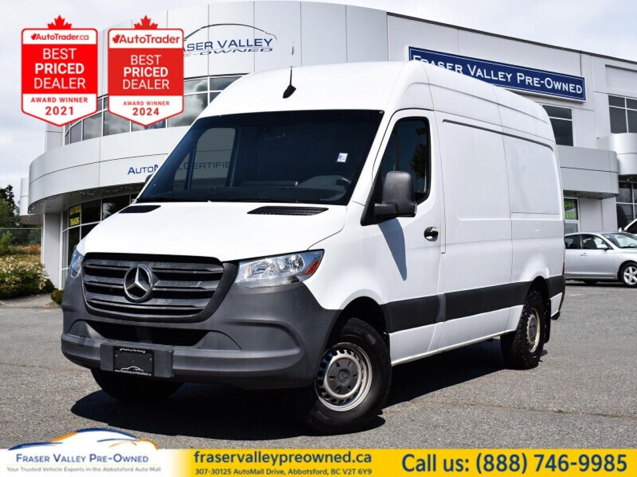 Used 2020 Mercedes-Benz Sprinter Cargo Van 2500 High Roof V6 144  - $201.59 /Wk for sale in Abbotsford, BC