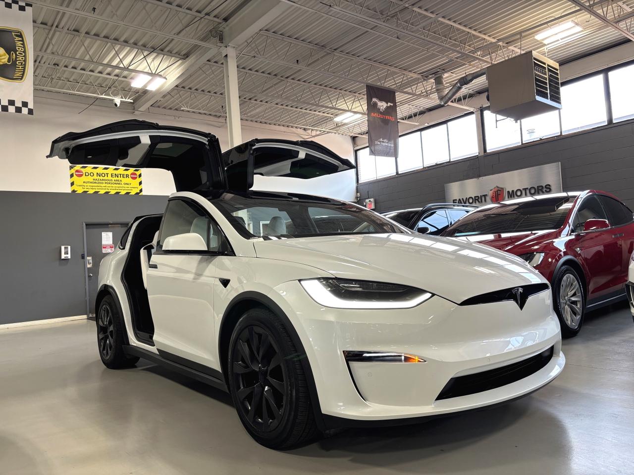 2023 Tesla Model X ENHANCEDAUTOPILOT|AWD|WHITEONWHITE|WOODTRIMS|NAV|+ - Photo #2
