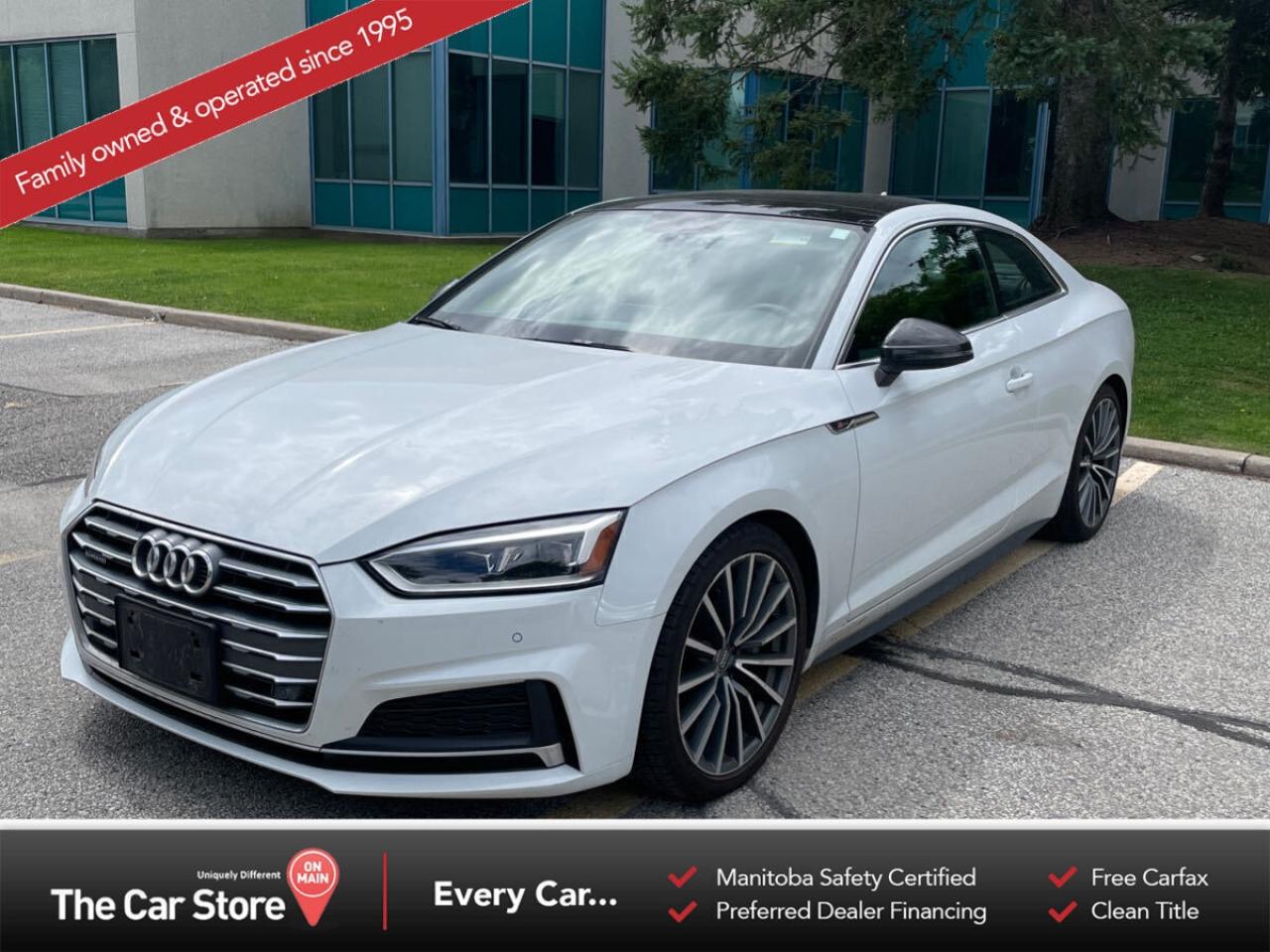 Used 2018 Audi A5 S-Line Quattro| Leather/Navi/No Accidents for sale in Winnipeg, MB