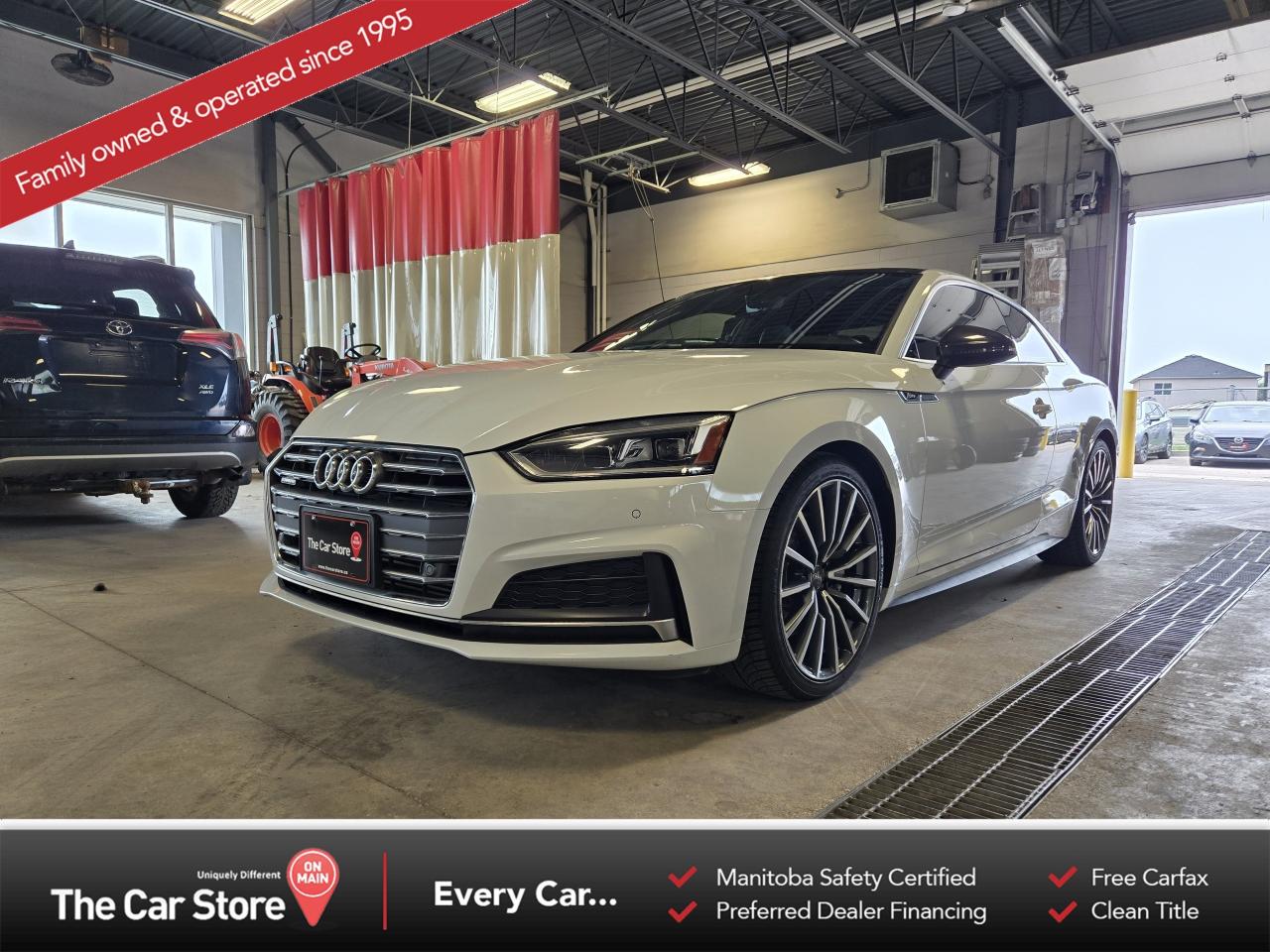 Used 2018 Audi A5 S-Line Quattro| Leather/Navi/No Accidents for sale in Winnipeg, MB
