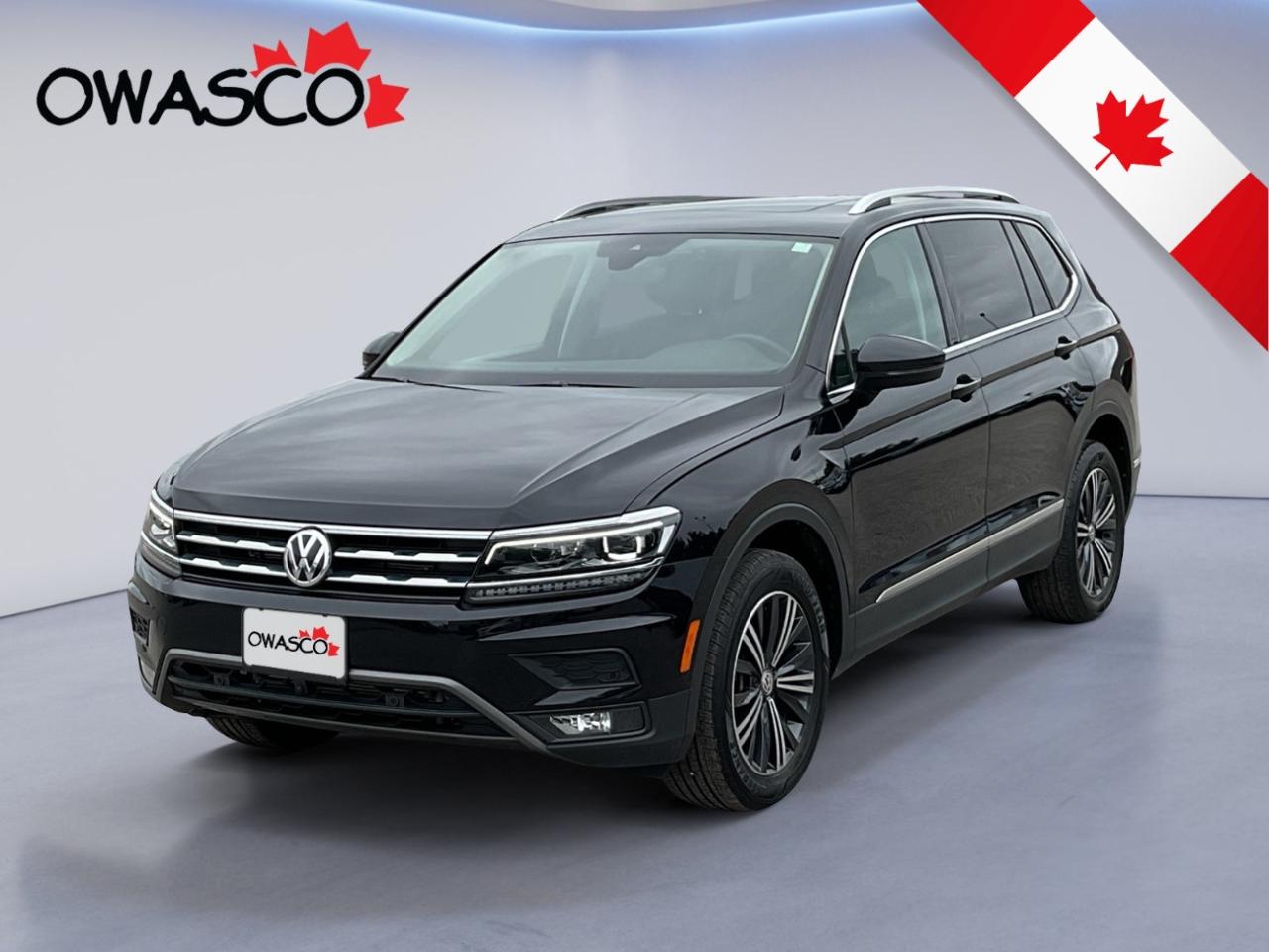 Used 2021 Volkswagen Tiguan 2.0L Great kms! Leather! Sunroof! Clean CarFax! for sale in Whitby, ON