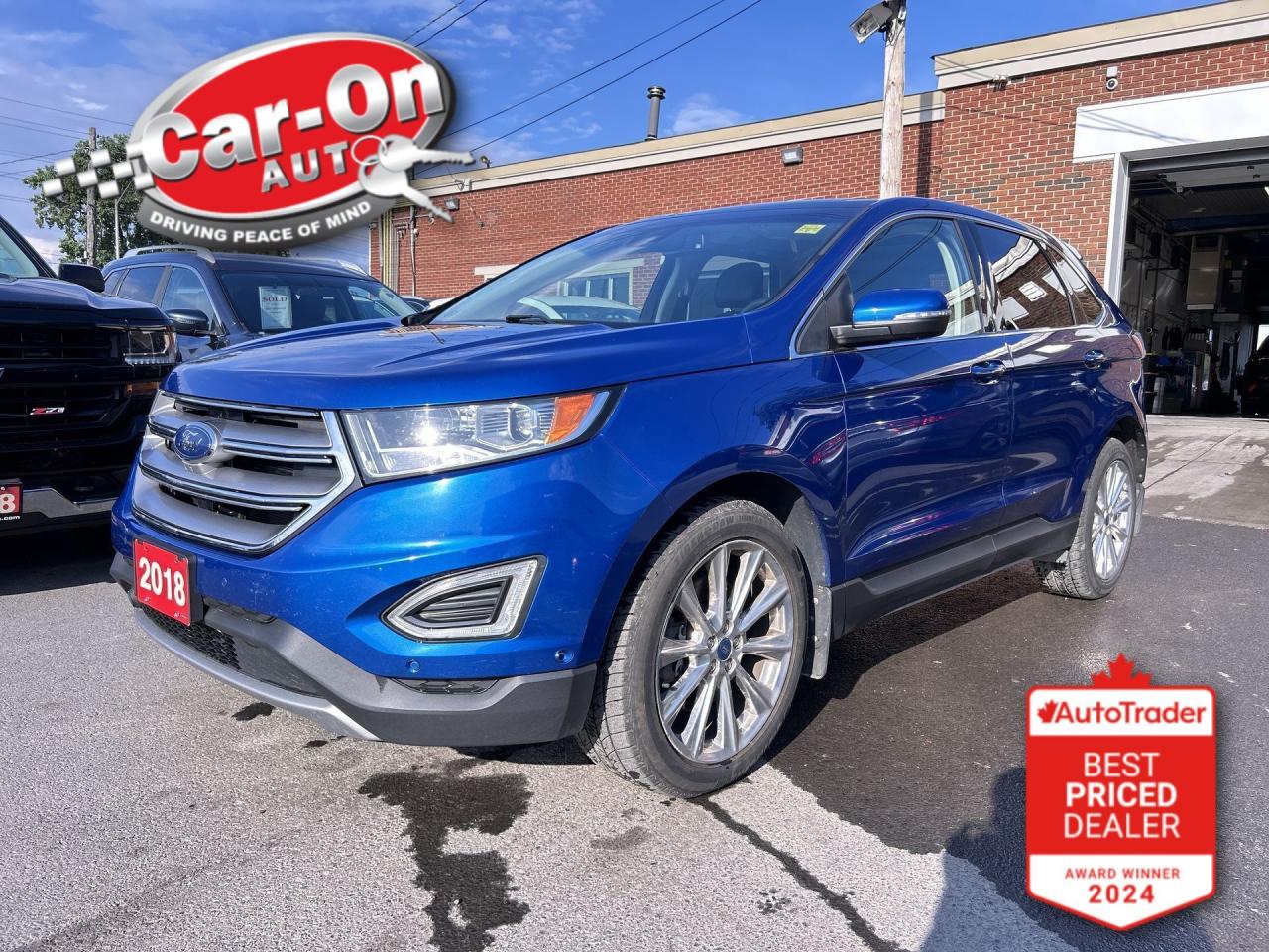 Used 2018 Ford Edge TITANIUM AWD| 3.5L V6| COOLED LEATHER| PANO ROOF for sale in Ottawa, ON