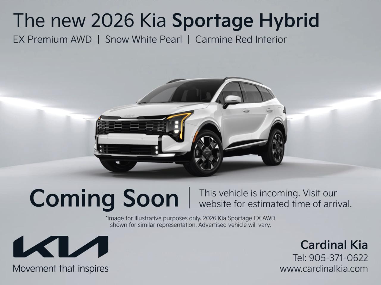 New 2026 Kia Sportage HEV SX - Red Interior for sale in Niagara Falls, ON