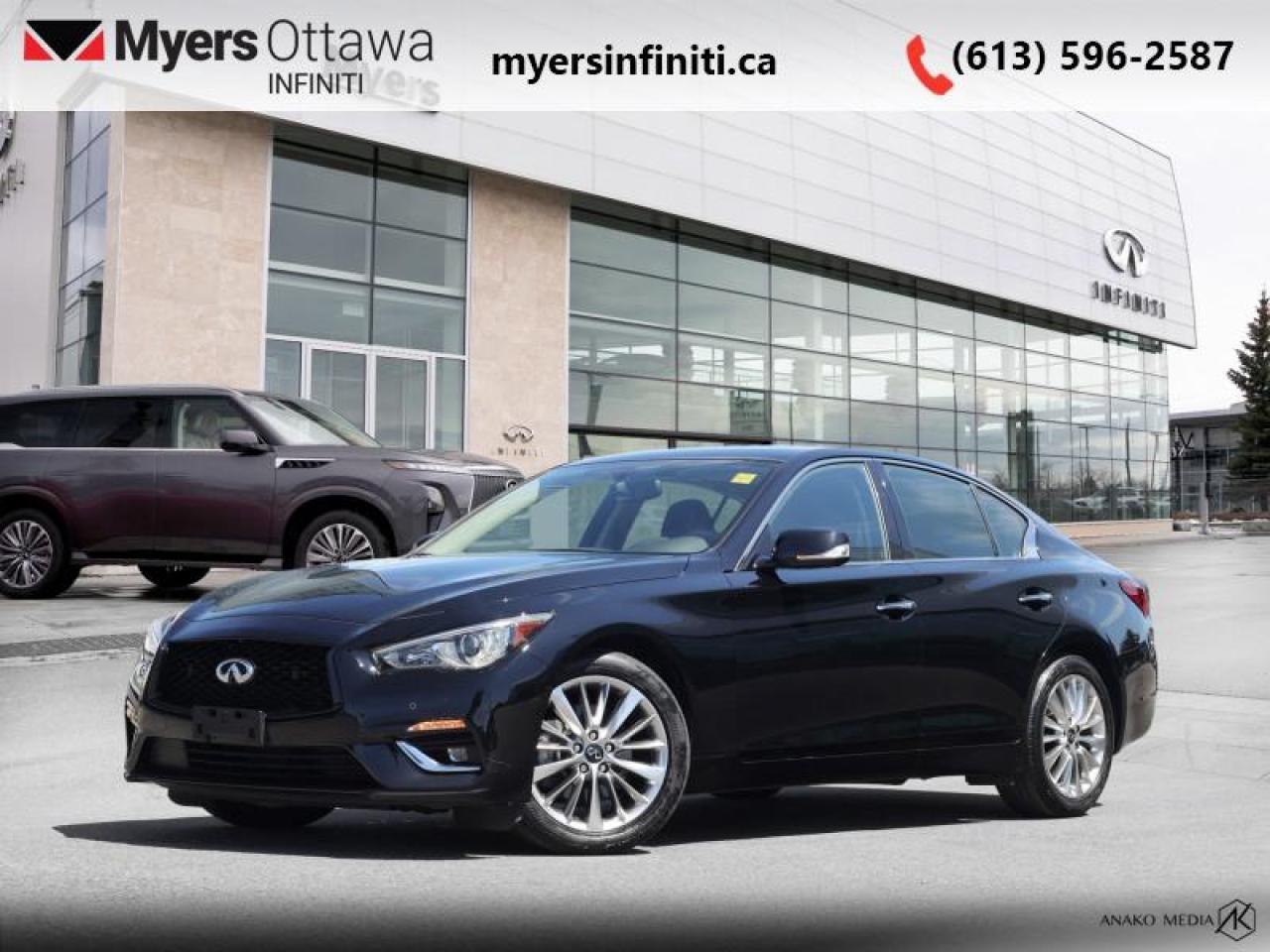 Used 2021 Infiniti Q50 Essential Tech  - Sunroof -  Heated Seats for sale in Ottawa, ON
