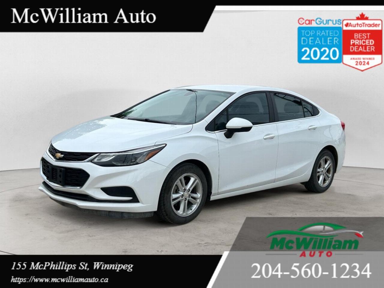 Used 2017 Chevrolet Cruze LT|HEATED SEATS|BACK UP CAMERA|BLUETOOTH AUDIO| for sale in Winnipeg, MB