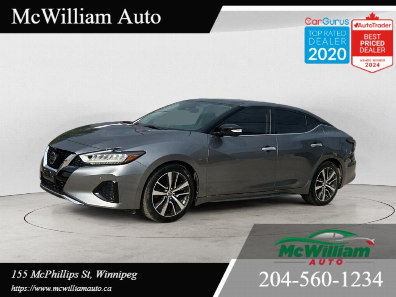 Used 2020 Nissan Maxima SL |HTD SEATS & WHEEL|NAVI|LEATHER INTERIOR| for sale in Winnipeg, MB