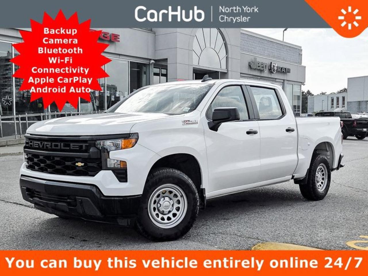 Used 2024 Chevrolet Silverado 1500 Work Truck 147'' 4x4 Backup Cam Bluetooth Wi-Fi for sale in Thornhill, ON