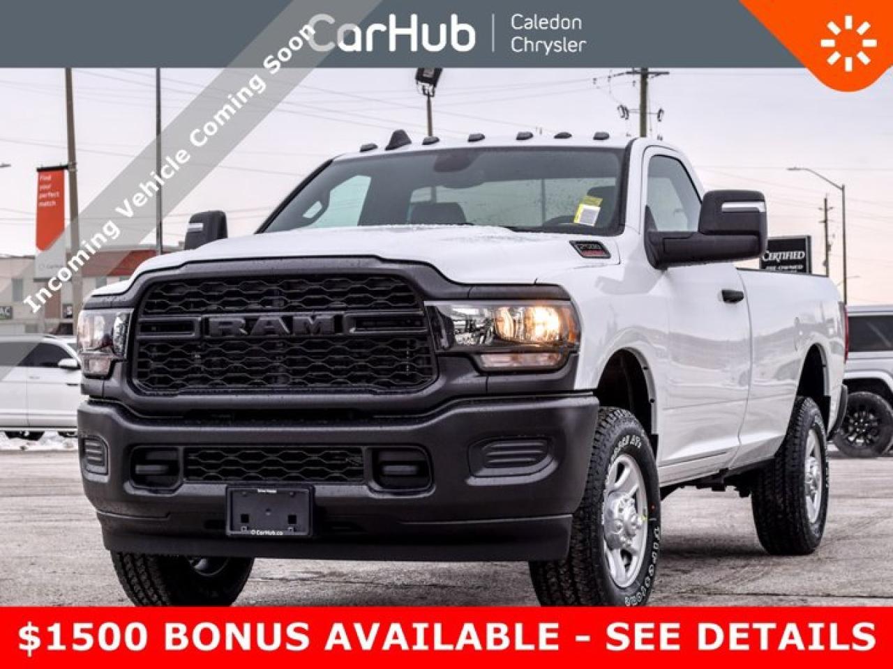 New 2025 RAM 2500 Tradesman 4x4 Reg Cab 8' Box GVWR: 4490 kg (9900 lb) for sale in Bolton, ON
