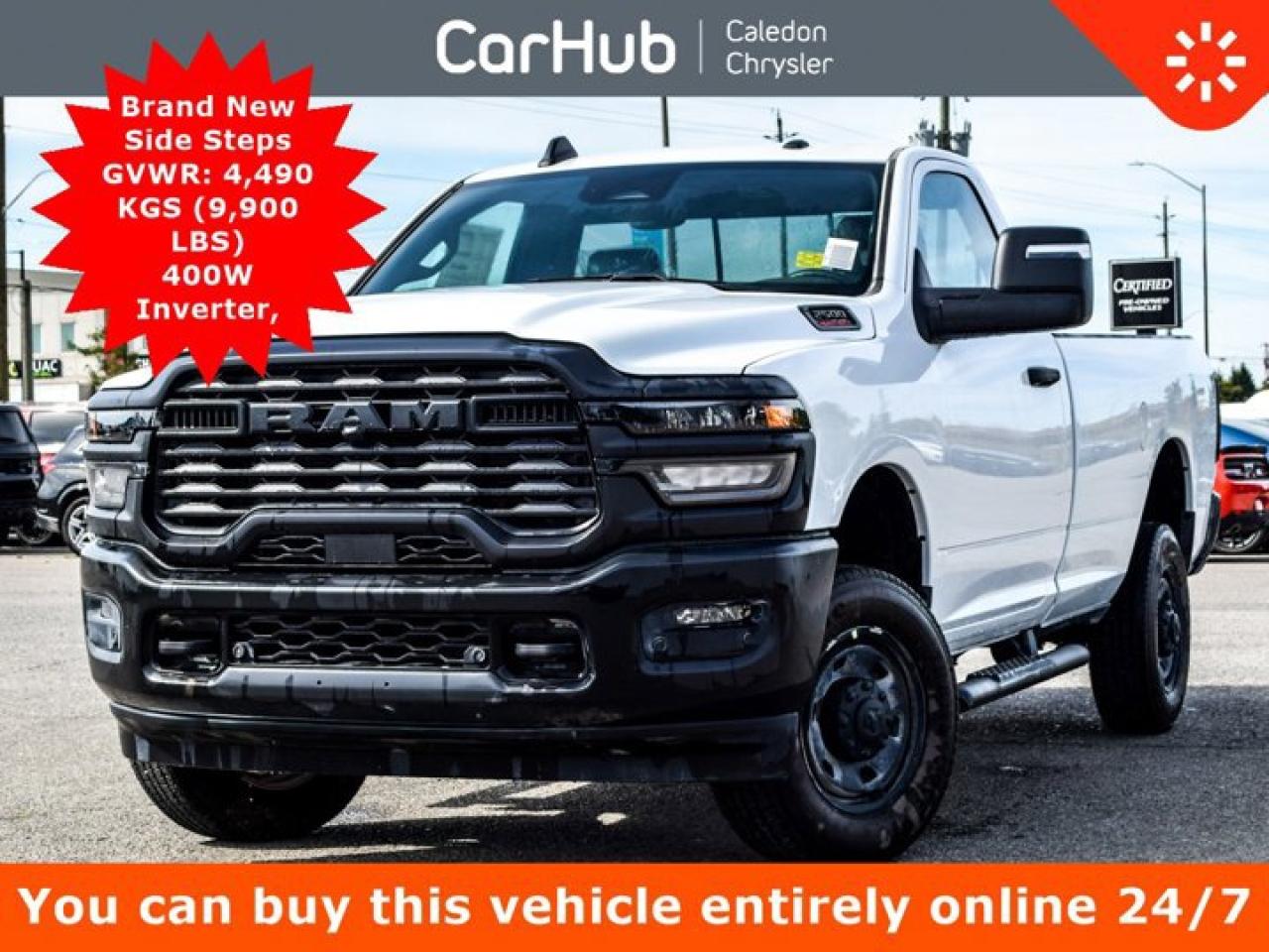 New 2026 RAM 2500 Tradesman 4x4 Reg Cab 8' Box 3 Passenger 12