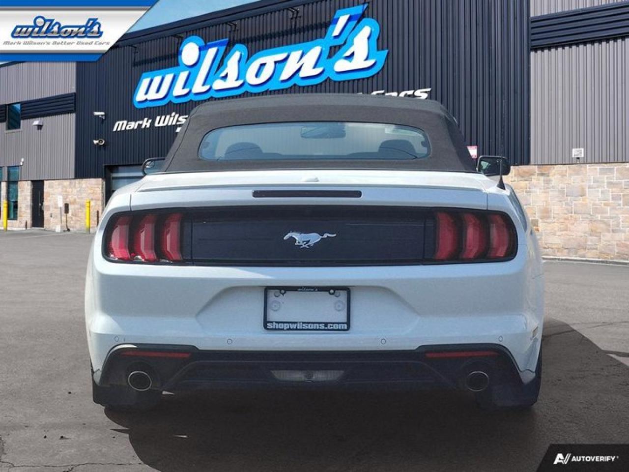 2020 Ford Mustang EcoBoost Convertible - Wheel & Stripe PKG | Auto | Reverse Camera | Summer Fun!! Photo