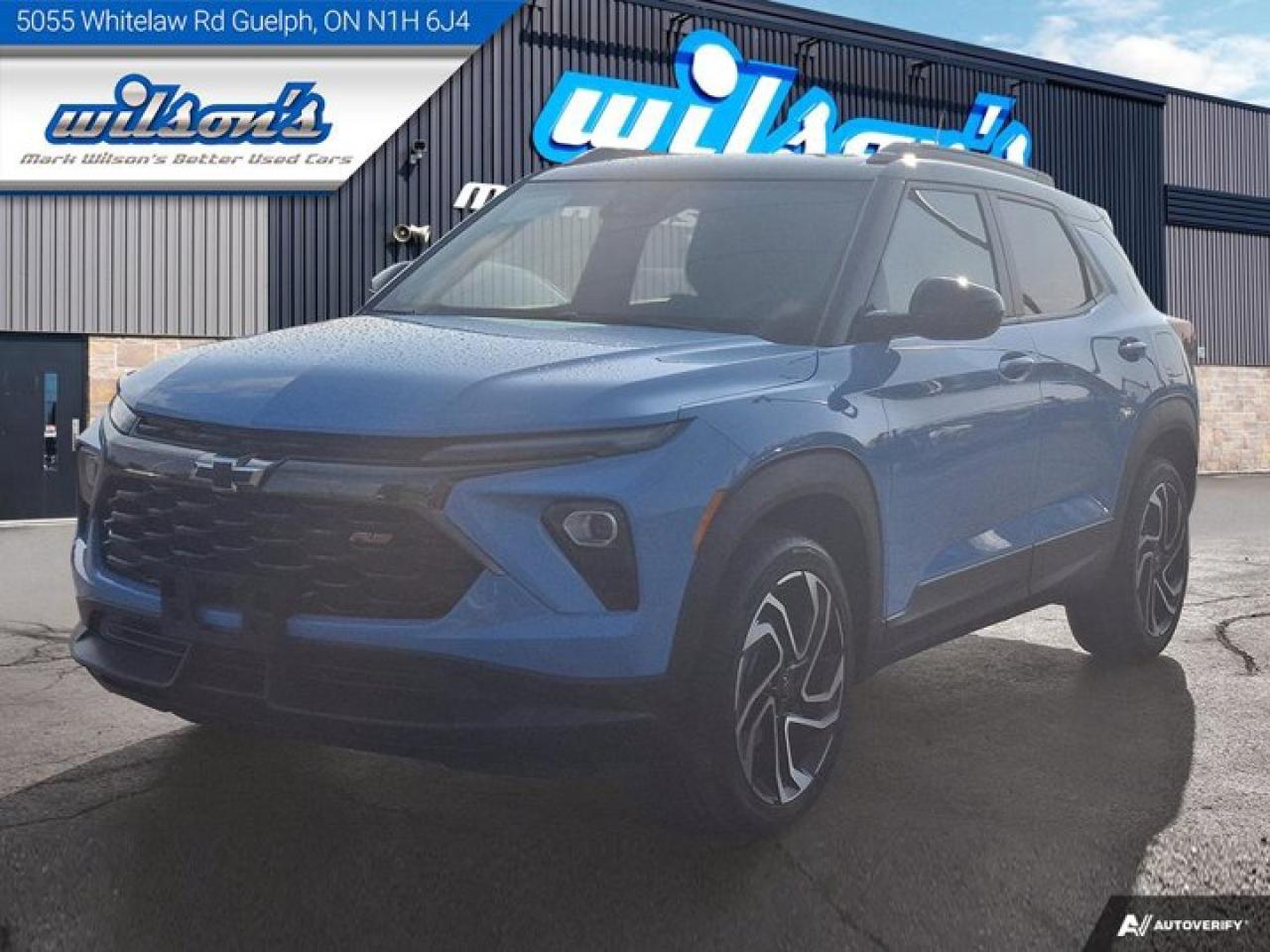 Used 2024 Chevrolet TrailBlazer RS AWD | Leather | Pano Sunroof | Adaptive Cruise | Apple Carplay + Andriod Auto | and more! for sale in Guelph, ON