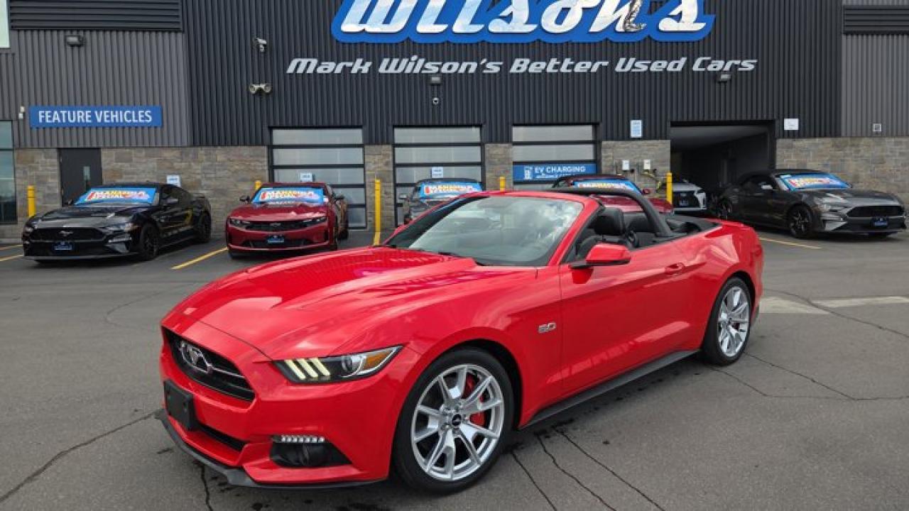 Used 2015 Ford Mustang GT Premium Convertible | 50th Anniv. PKG | Leather | Nav | Adaptive Cruise | 401A Group | for sale in Guelph, ON