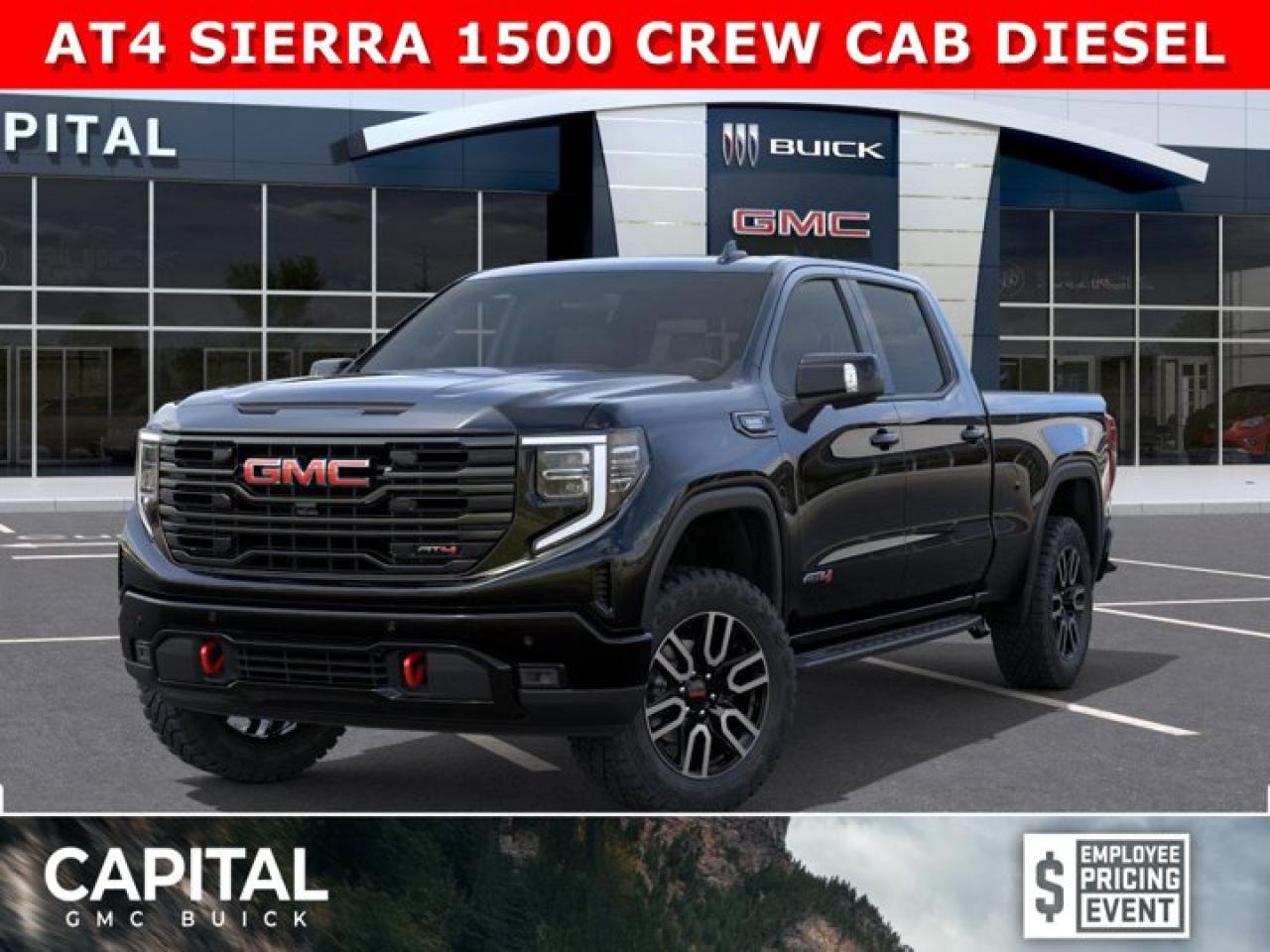 New 2025 GMC Sierra 1500 Crew Cab AT4 for sale in Edmonton, AB