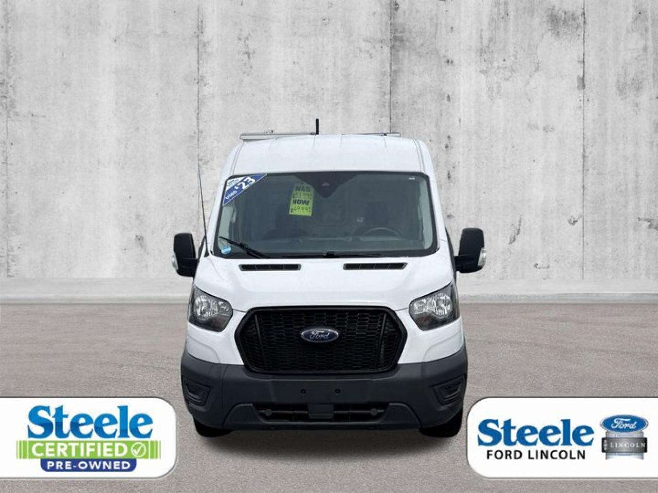 Oxford White2023 Ford Transit-250 BaseRWD 10-Speed Automatic with Overdrive 3.5L V6 Flex FuelVALUE MARKET PRICING!!.ALL CREDIT APPLICATIONS ACCEPTED! ESTABLISH OR REBUILD YOUR CREDIT HERE. APPLY AT https://steeleadvantagefinancing.com/6198 We know that you have high expectations in your car search in Halifax. So if youre in the market for a pre-owned vehicle that undergoes our exclusive inspection protocol, stop by Steele Ford Lincoln. Were confident we have the right vehicle for you. Here at Steele Ford Lincoln, we enjoy the challenge of meeting and exceeding customer expectations in all things automotive.
