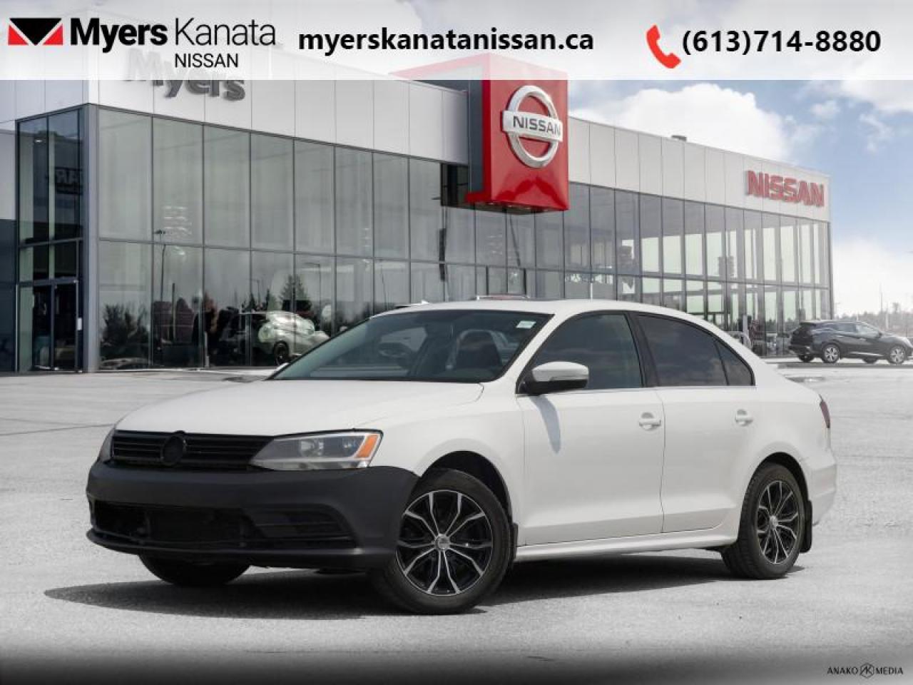 Compare at $10595 - KANATA NISSAN PRICE is just $9995! <br> <br>   All of the engines on offer for this Jetta are turbocharged and highly efficient, meaning plenty of power at all times. This  2016 Volkswagen Jetta is fresh on our lot in Kanata. This  sedan has 190,900 kms. Its  nice in colour  . It has an automatic transmission and is powered by a  150HP 1.4L 4 Cylinder Engine. <br> <br/><br>*LIFETIME ENGINE TRANSMISSION WARRANTY NOT AVAILABLE ON VEHICLES WITH KMS EXCEEDING 140,000KM, VEHICLES 8 YEARS & OLDER, OR HIGHLINE BRAND VEHICLE(eg. BMW, INFINITI. CADILLAC, LEXUS...)<br> Come by and check out our fleet of 50+ used cars and trucks and 170+ new cars and trucks for sale in Kanata.  o~o