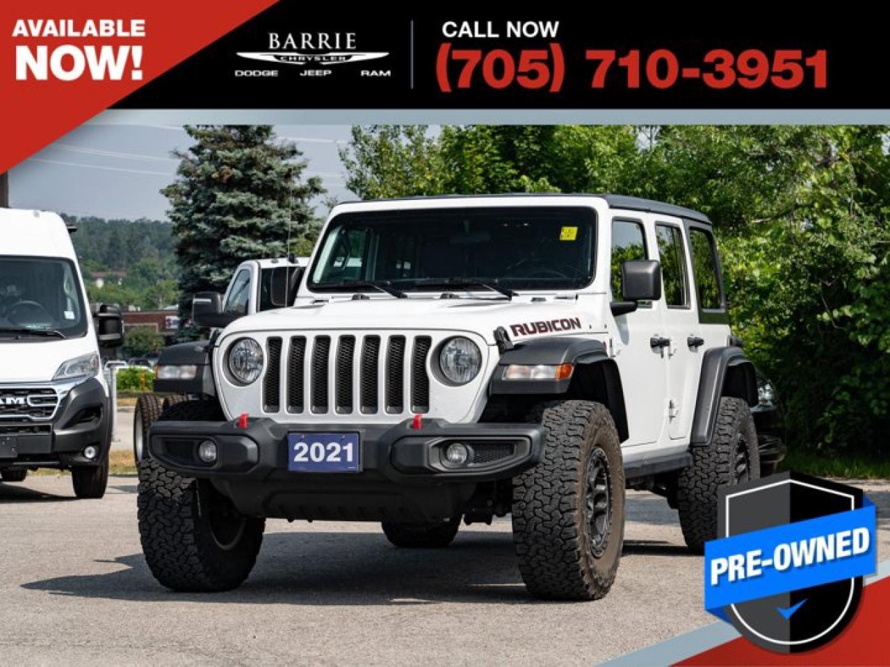 Used 2021 Jeep Wrangler Unlimited Rubicon for sale in Barrie, ON