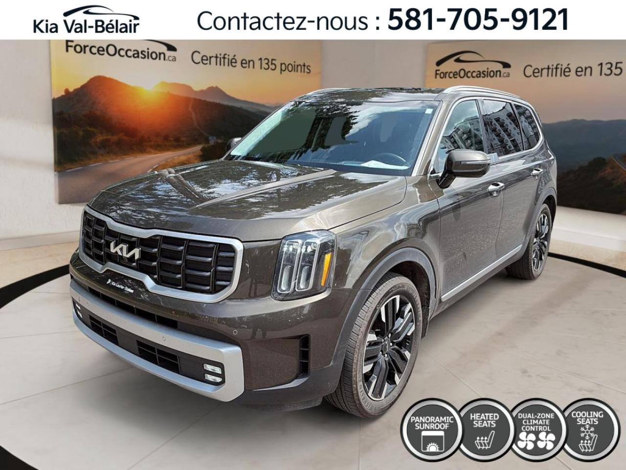 Used 2023 Kia Telluride SX LIMITED * AWD * V6 * 291HP * CUIR * CAMERA 360° for sale in Québec, QC