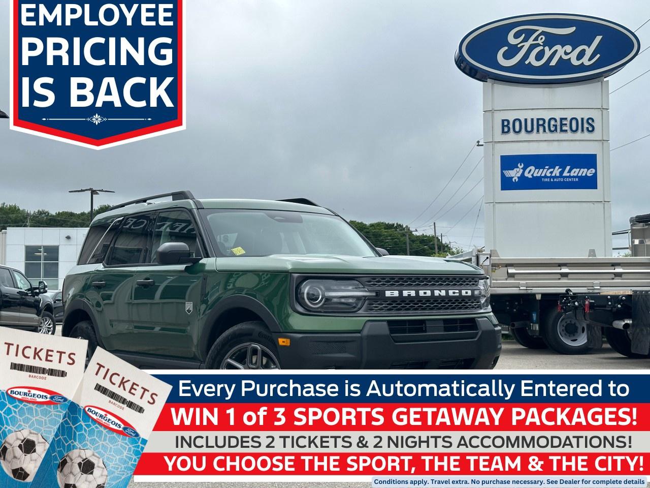 New 2025 Ford Bronco Sport Big Bend 4x4 for sale in Midland, ON